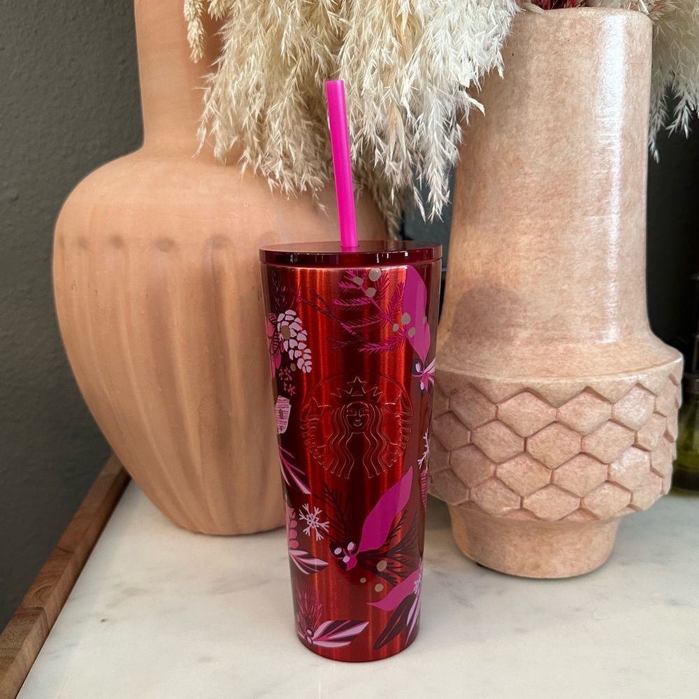 Starbucks Stainless Steel Holiday 2021 Cold Cup Tumbler (16 fl oz)